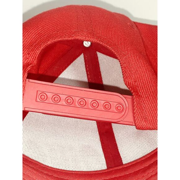 St Louis Snap Back Hat Cap Raised Spell Out Red White Blue Snap Back EUC - Picture 11 of 11